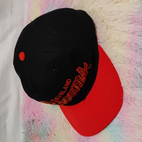 Vintage 90's Cleveland Browns Snap Back NFL Hat Great Condition For Age - Picture 5 of 11